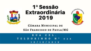 1ª Reunião Extraordinária - Edital de Convocação 1ª Reunião Extraordinária - Edital de Convocação