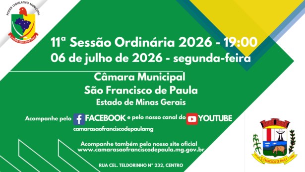 11ª Sessão Ordinária de 2026