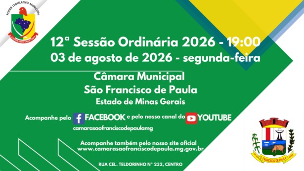 12ª Sessão Ordinária de 2026